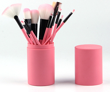 12 Piece Makeup Brushes Set