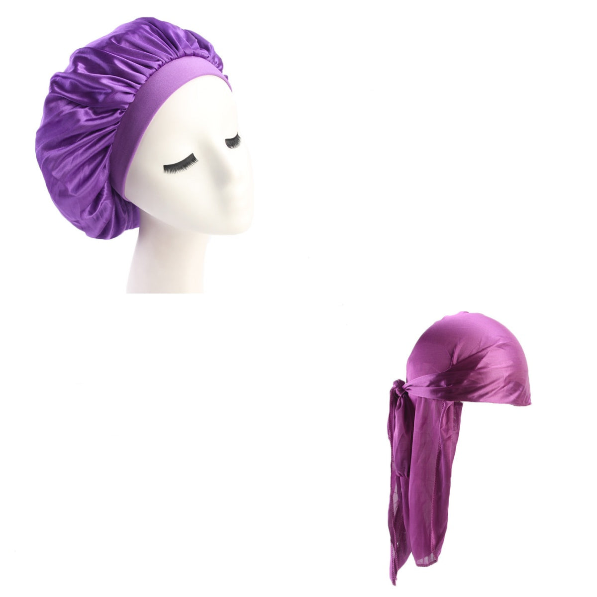 Durag & Bonnet Sleeping combination Set