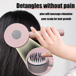 Anti-Static Airbag Massage One-key Self-cleaning Curly Hair Brush