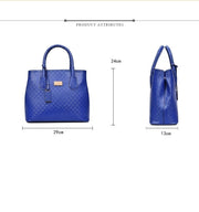 Women 6Pcsset Handbags Girls PU Leather Crossbody Bag Tote Casual Casual Bag Brand Designer Composite Messenger Bag Clutch Purse Wallet