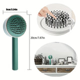 Anti-Static Airbag Massage One-key Self-cleaning Curly Hair Brush