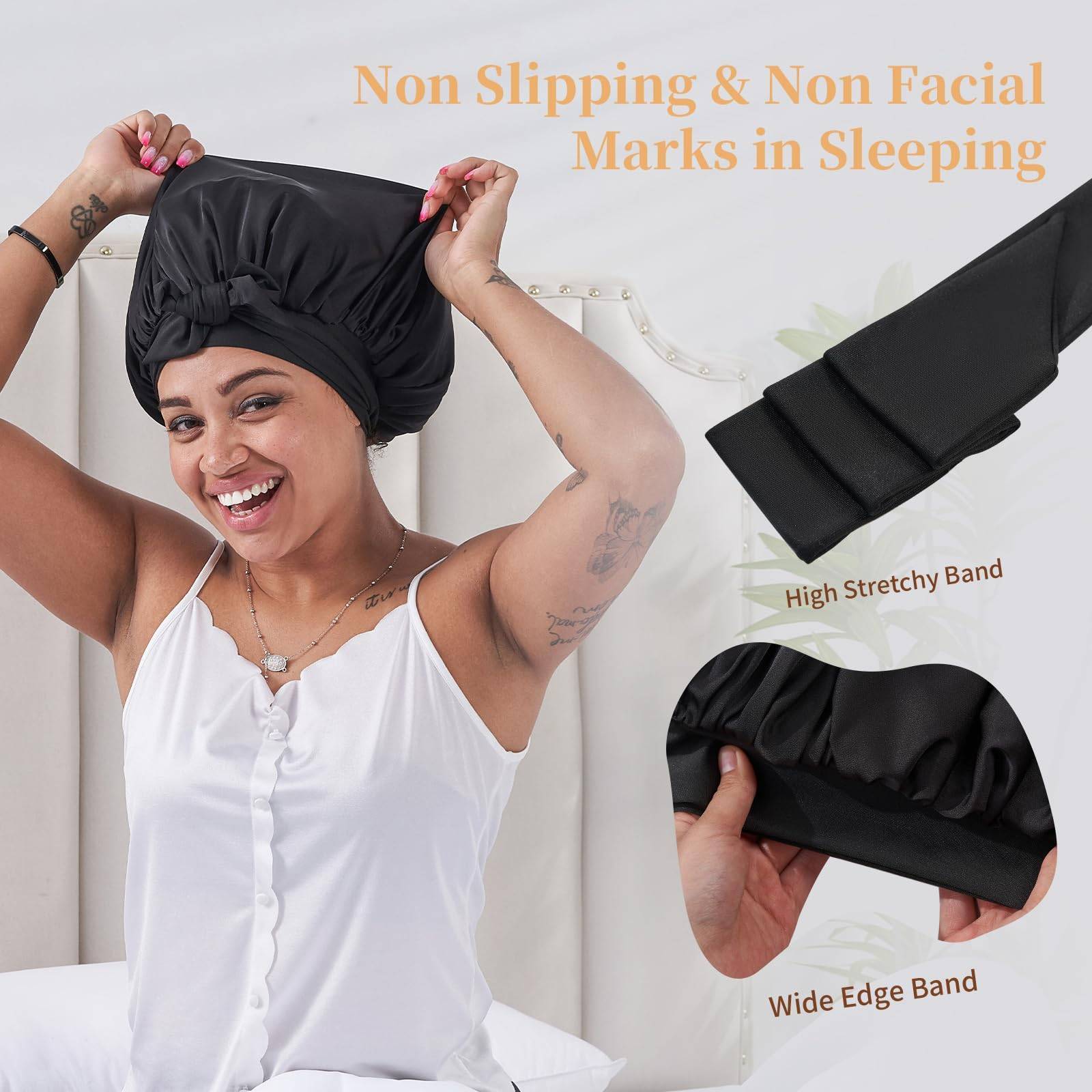 Silk Satin Hair Bonnet