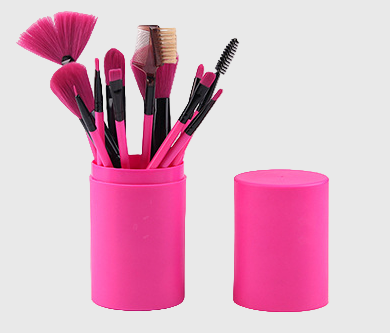 12 Piece Makeup Brushes Set