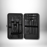 Black Nail Clipper Manicure Set