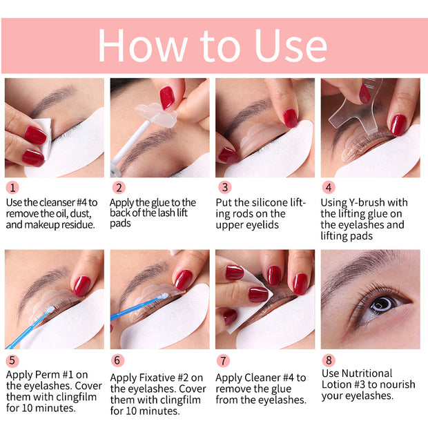 Lifiting Eyelash Perming Kit, Curling Enhancer Eyes Makeup Tool
