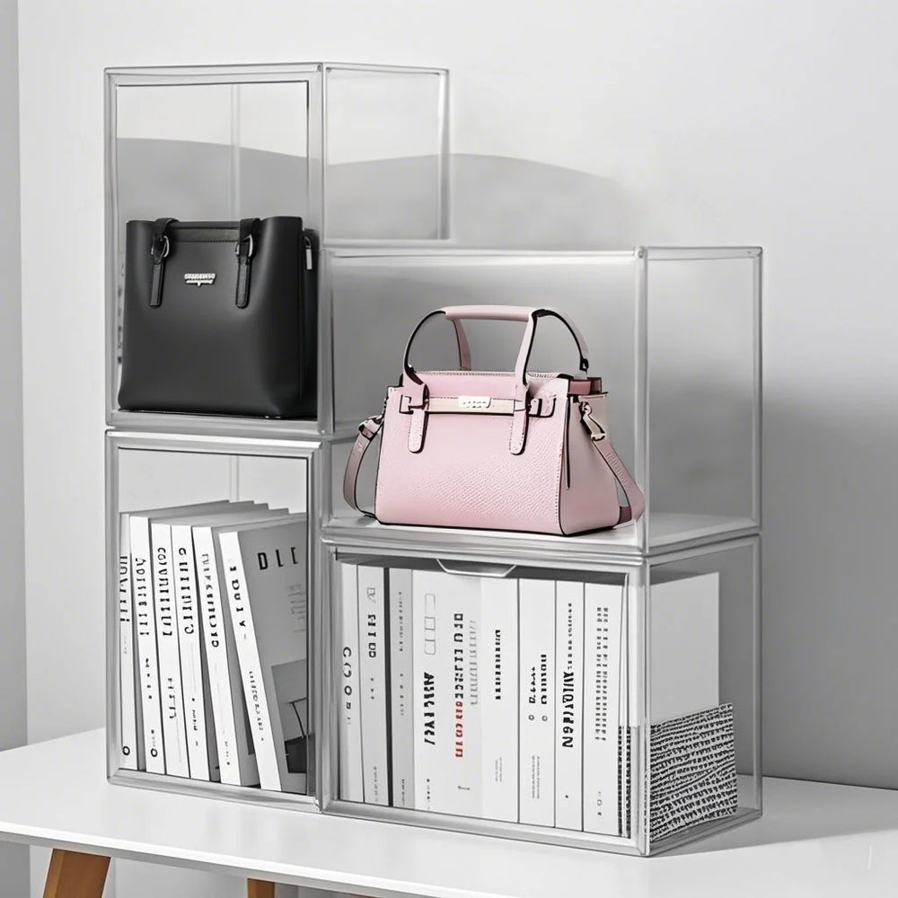 LumiCase — Clear Acrylic Handbag Display