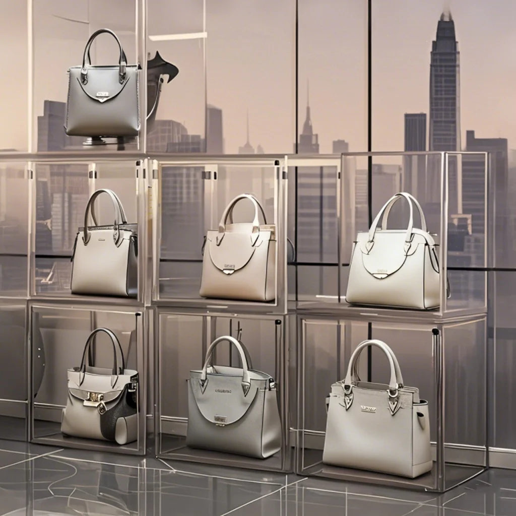 LumiCase — Clear Acrylic Handbag Display