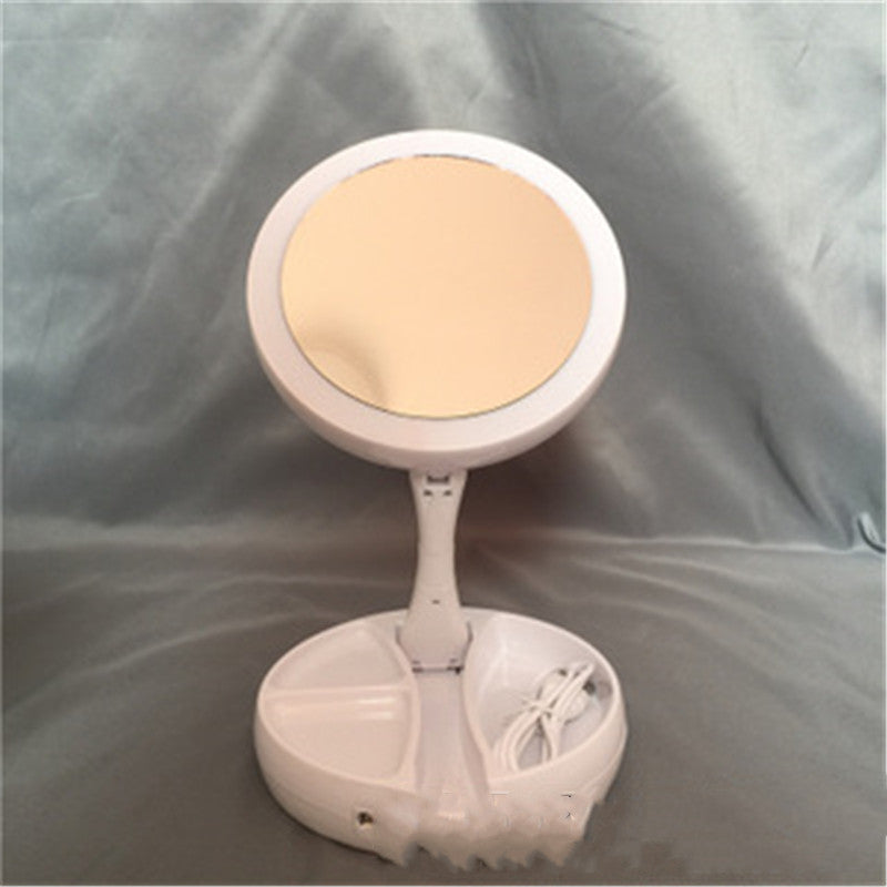 LED Folding Makeup Mirror