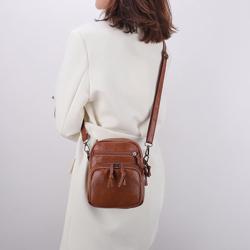 Women's Soft Leather Shoulder Bag